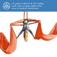 thumbnail image 4 of aum active Aerial Silks Starter Kit - Durable 9 Yards of Aerial Yoga Hammock with Hardware & Guide - Aerial Swing for Acrobatic Flying Yoga & All Levels (Aerial Rigging Point Up to 23ft), 4 of 5