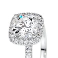 thumbnail image 3 of Bella Jewel Oval Cut Excellent 2 Ct Diamond Ring for women's - 14K White Gold Plated Ring for Women's - Wedding Ring - Eternity Diamond Ring for Women's - Halo Diamond Ring for Women's, 3 of 3