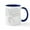 White/Navy Inside, variant on CafePress - Swan Lake Mugs - 11 oz Ceramic Mug - Novelty Coffee Tea Cup