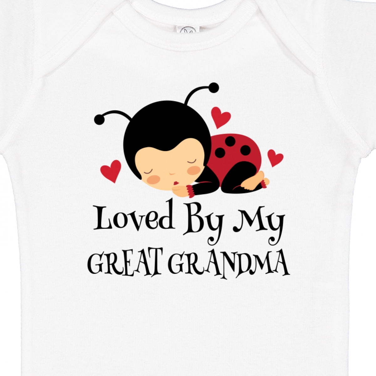 Inktastic Loved by My Great Grandma Girls Baby Bodysuit