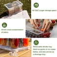 thumbnail image 3 of Contenedor de almacenamiento de alimentos MAELSTROM Snackle Box 17QT 8 compartimentos, 3 of 8
