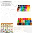 thumbnail image 1 of Wekvgz 2Pcs Fuse Beads Kit Fun Fuse Beads Craft Kit Colorful Melting Beads Kit Safe Fuse Beads Bulk Kit Creative Fuse Beads Educational Fuse Beads Craft for Kids Age 5 and More DIY Beads Crafts, 1 of 10