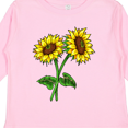 thumbnail image 4 of Inktastic Pair of Sunflowers Boys or Girls Long Sleeve Toddler T-Shirt, 4 of 5