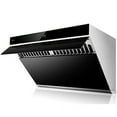 thumbnail image 5 of FOTILE Slant Vent Series 30" 850 CFM Under Cabinet or Wall Mount Range Hood with 2 LED lights and Push Buttons in Onyx Black Tempered Glass, 5 of 9