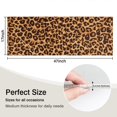thumbnail image 5 of Brown and Black Leopard Print Kitchen Rug Mat,Kitchen Runner Rugs Non Skid Washable,Decorative Kitchen Floor Mats for Kitchen,Sink,Laundry,17"X47", 5 of 5