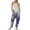 Purple jumpsuits for women, variant on Wycnly Womens Jumpsuits Fashion Pocket Loose Baggy Overalls Spaghetti Strap Long Jumpsuits Trendy Tie-Dye V-Neck Sleeveless Maxi Summer Rompers Gray l