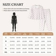 thumbnail image 4 of Salouo Animal Pink Color Paw Pattern Women's Pajamas Set Long Sleeve Button Down Sleepwear Soft Pj Lounge Sets for women 2 Piece Pjs Set with Long Pants-Small, 4 of 7