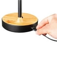 thumbnail image 3 of Lampe de Table DEL Noire de 25 Po à Recharge Sans Fil par Otlite, 3 of 5