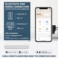 thumbnail image 2 of Restored HPRT MT810 Portable Printer, A4 Wireless Bluetooth Travel Printer, Thermal Printer Support 8" & 4" Thermal Roll Paper Suitable for Home Vehincles Office Business,White (Refurbished), 2 of 9