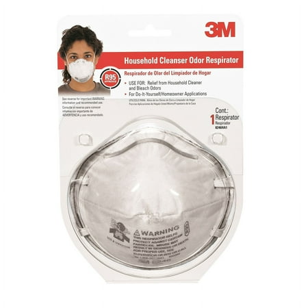 3M Bleach Odor Respirator, Non-Valved, Disposable Respirator