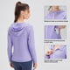 thumbnail image 4 of Chaqueta deportiva con capucha para mujer, bolsillos con cremallera completa y corte ajustado., 4 of 8