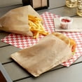 thumbnail image 6 of 50pcs Small Brown Paper Bags for Snacks, Greaseproof Kraft Paper Bags, Recyclable, and Biodegradable, Small Brown Kraft Wrappers For Popcorn, Cookies, Fries, Crafts, Gift Wrapping Bag in Bulk, 6 of 6