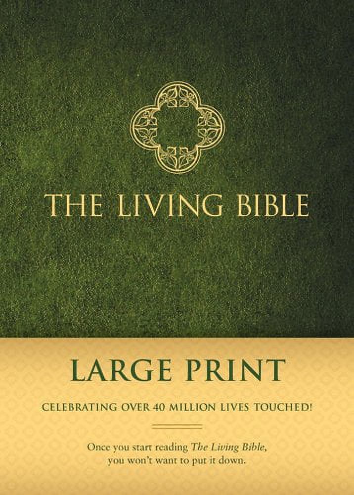 Living Bible Paraphrased-LIV-Large Print, (Hardcover) - image 2 of 2