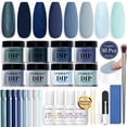 thumbnail image 1 of Kit de uñas en polvo AZUREBEAUTY, 30 unidades, con palitos de uñas y capa superior, 1 of 8