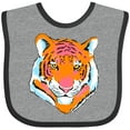 thumbnail image 3 of Inktastic Tiger Head Boys or Girls Baby Bib, 3 of 4