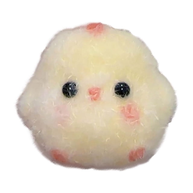 Juguete de prensa de pollo suave y esponjoso, mini pollitos de peluche, lindos pollitos suaves que alivian el estrés.