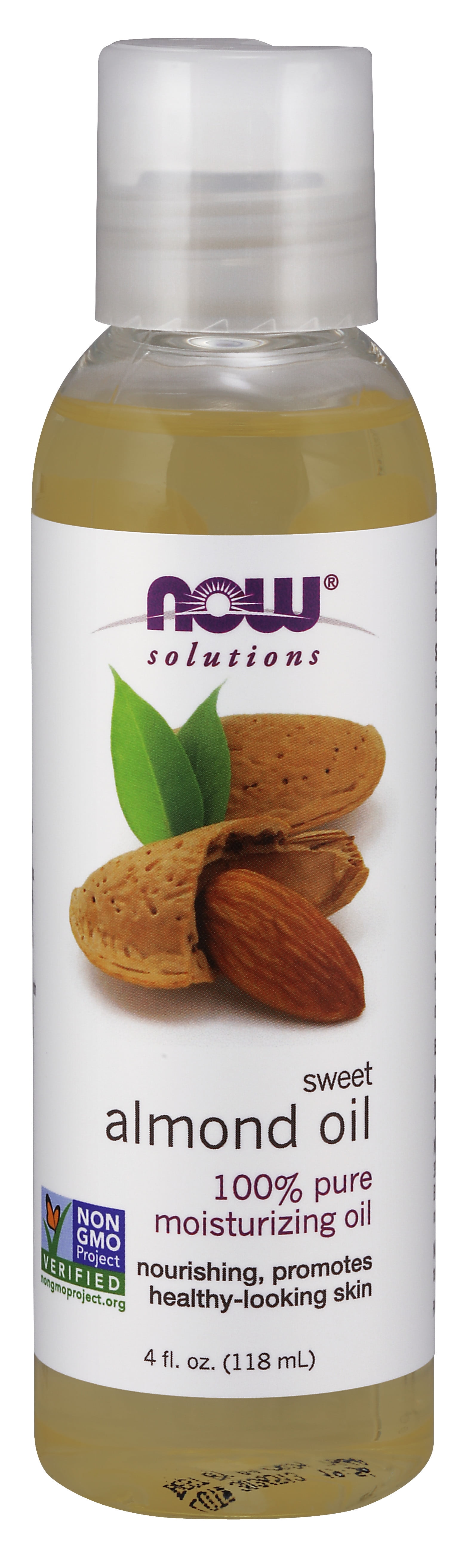 NOW Solutions, Sweet Almond Oil, 100 Pure Moisturizing Oil, Promotes