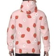 thumbnail image 7 of Cauagu Hand Drawn Strawberry for Men's Pullover Hooded Sweatshirt Athletic Casual Hoodie Aautumn Hoodie Sweatshirt for Men Pullover Casual Hooded Sweatshirt-XX-Large, 7 of 7