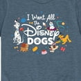 thumbnail image 3 of Disney Classics - Cats & Dogs - I Want All The Disney Dogs - Toddler And Youth Short Sleeve Graphic T-Shirt, 3 of 5