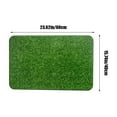 thumbnail image 3 of Realistic Artificial Grass Door Mat - Durable Turf for Outdoor/Indoor Use, Perfect for Entrance, Patio, Camper - Pet-Friendly Fake Grass Rug, Home Decor, 15.7” x 23.6”, 3 of 8