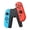 Black, variant on Switch JoyCon Charging Grip Compatible with Switch & OLED Model, Play While Charging, Portable V Shaped Switch JoyCon Controller Charger with Indicators