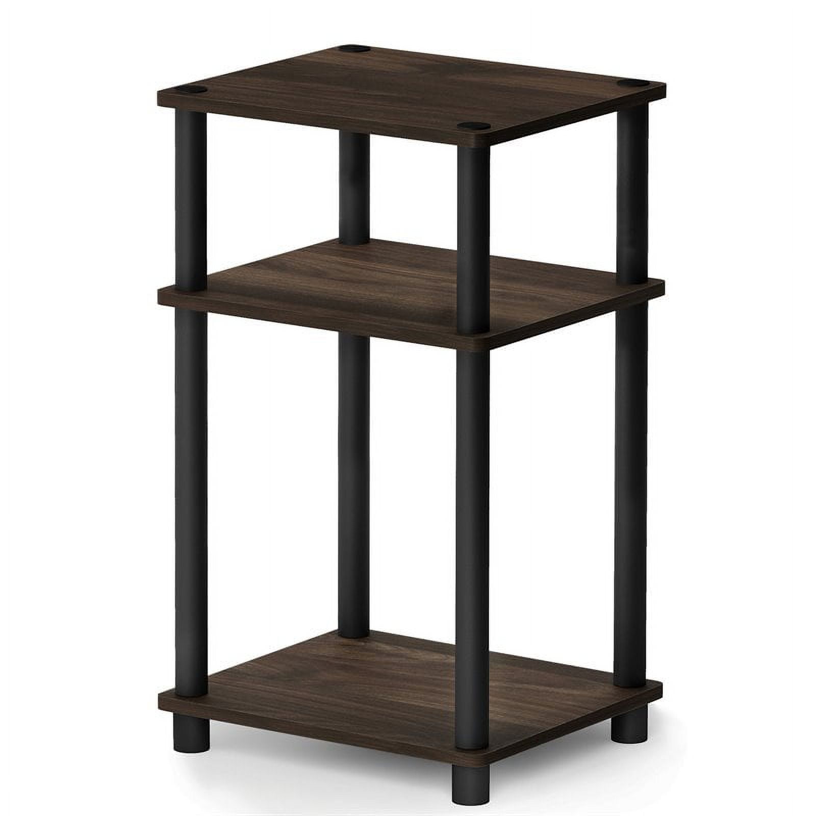 Free Shipping! Furinno End Table, 3-Tier Turn-N-Tube, Columbia