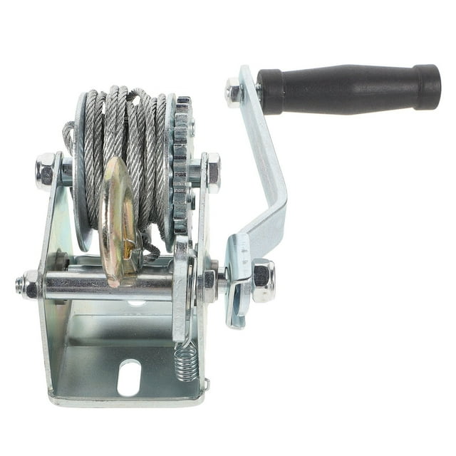 Ratchet Hand Winch,Manual 500 Lb Mini Loading Boat 500lb Metal Trailer Marine Crank For Cars, Home Improvement, Cargo Handling ,Outstanding Load Capacity