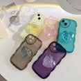 thumbnail image 6 of Heart Phone Case Compatible with iPhone 13 Pro Case, Cute 3D Love Heart Phone Case, Diamond Heart Glitter Heart Stand with Round Bracelet Phone Cover for Women Girls, 6 of 12