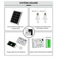 thumbnail image 5 of Portable Waterproof Solar Lighting System 5.5W Panel 1W & 2W LED Bulbs, 5 of 5