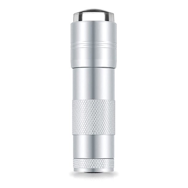 Linterna de esmalte de uñas Mini lámpara de uñas UV Ligero de silicona Prensador de luz de uñas Antorcha de secado de uñas portátil Prensador de arte de uñas de mano para mujer Chica Decoración de man
