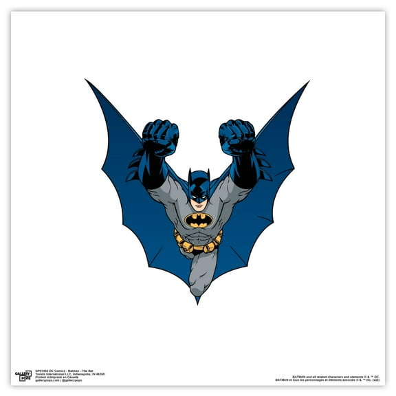 Gallery Pops DC Comics Batman - The Bat Wall Art, Unframed Version, 12" x 12"