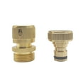 Garden Hose Solid Brass Quick Connector Garden Hose Fitting Water Water ...