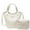 White, variant on Women Bucket Bag Fashionable Shoulder Bag Trendy Handbag and Purse All-Matching Messengers Bag Simple Crossbody Bag