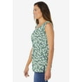 thumbnail image 3 of Woman Within Plus Size Perfect Printed Scoopneck Tank, 3 of 5