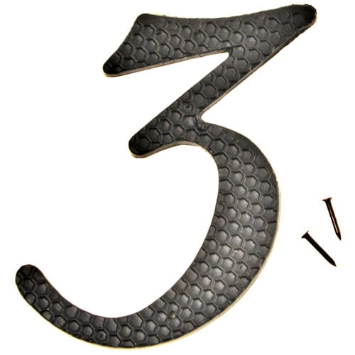Hy-Ko DC-5/1 4.5" Die Cast Aluminum #1 House Number