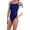 Black/Blue, variant on Adoretex Girl's/Women's Pro One Piece Thin Strap Athletic Swimsuit-FN020-Gold-38