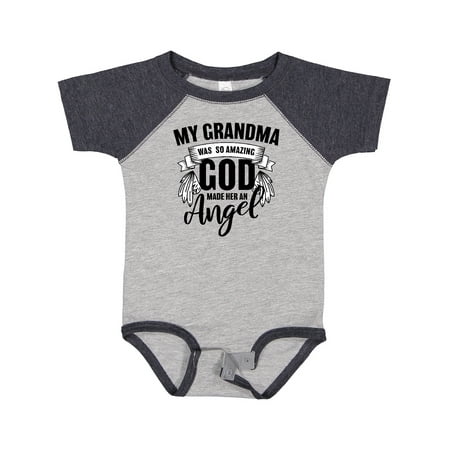 

Inktastic My Grandma Was So Amazing God Made Her an Angel Gift Baby Boy or Baby Girl Bodysuit