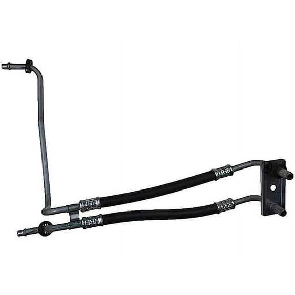 Inlet and Outlet Auto Trans Oil Cooler Hose Assembly - Compatible with 2006 - 2010 Pontiac G6 2.4L 4-Cylinder 2007 2008 2009