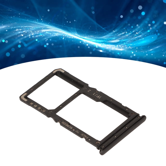 Replacement Sim Card Tray, Lightweight Easy Installation Ideal Replacing Plastic Sim Card Tray Set with Card Pin for Maintenance Black,Red