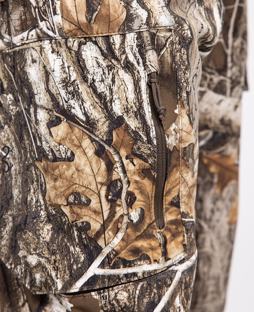 Realtree Men's All-Season Hunting Cargo Pants – EDGE Camo, Stretch Fabric, 6 Pockets, Sizes S–5XL