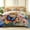 Blue Orange Floral Butterfly, variant on Davulos Butterfly Quilt Set King/Cal King Size, 3 Pieces Watercolor Wildflower Bedspread 110"x96",Lightweight Reversible Coverlet for King Bed,Women Bedding for Bedroom Decor