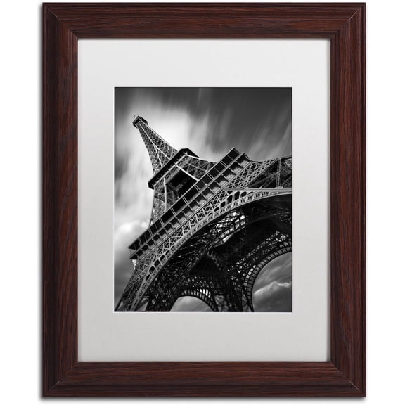 Moises Levy 'Eiffel Tower Study II' Matted Framed Art