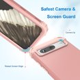 thumbnail image 5 of Allytech Heavy Duty Case for Google Pixel 8, Soft TPU + Rugged PC Triple-Layers Four Corners Protection Shockproof Anti-Scratch Case for Google Pixel 8 - Rosegold, 5 of 7