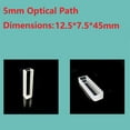 thumbnail image 1 of MYG cuvette en Quartz Adaptée pour Spectrophotomètre 751/722, Chemin Optique 10mm-50mm, 1 of 9