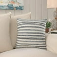 thumbnail image 3 of Fennco Styles Gênes Collection Bohemian Tasseled Chindi 100% Pure Cotton 18" x 18" Throw Pillow with Case & Insert, 3 of 5