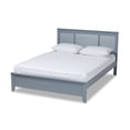 thumbnail image 1 of Bowery Hill Full Size Gray Finished Wood Platform Bed, 1 of 9