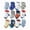 L101-A, variant on Toddlers Kids Non Slip Socks Grips Sticky Slippery Crew Socks for 1-7 Years Old 12 Pairs Children Boys Girls Socks(L101-J,1-3 Y)