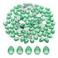 thumbnail image 1 of Uxcell 200Pcs Gemas de Acrílico de Fondo Plano en Forma de Gota de 0.4" x 0.6" Rhinestones Artificiales para Manualidades DIY Color Verde Oscuro, 1 of 7