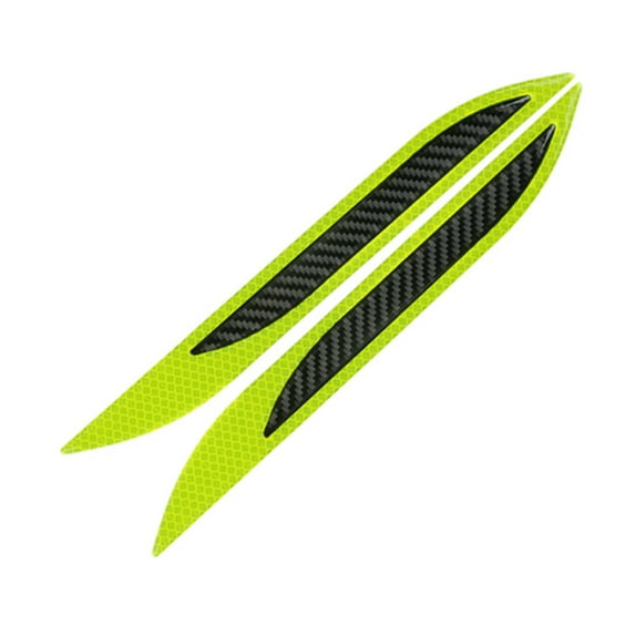 Mightlink 1 Pair Reflective Stickers Strong Reflective Wear-resistant High Brightness Powerful Stickiness Anti-scratch Warning Waterproof Car Door Reflective Sticker Warning Tapes for Vehicles