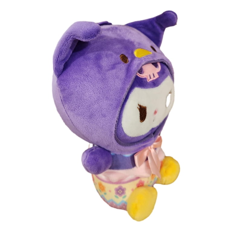 Kuromi Easter 9.5 Inch Tall Plush in Easter Egg Design Stuffed Toy
